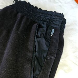 ATHLETA Black Crop Wide Bottom  Women's Pants